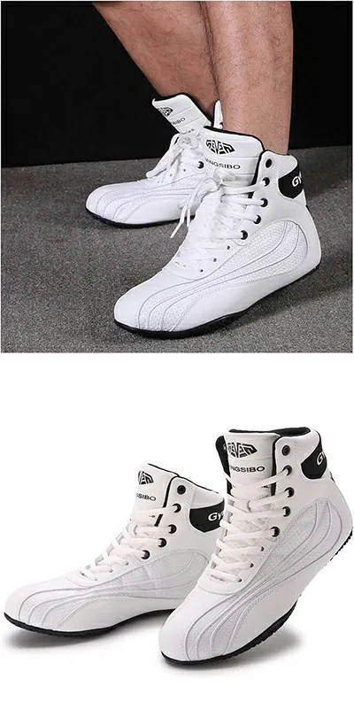 Унисекс кроссовки для борьбы и бокса от различных брендов, White/Black — фото 2