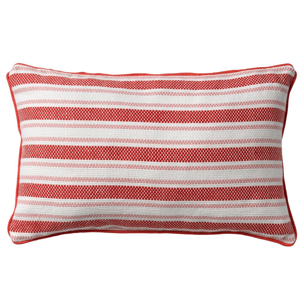 

Dutch Decor STRIPES - Декоративная подушка хлопок Aurora Red 30x50 см