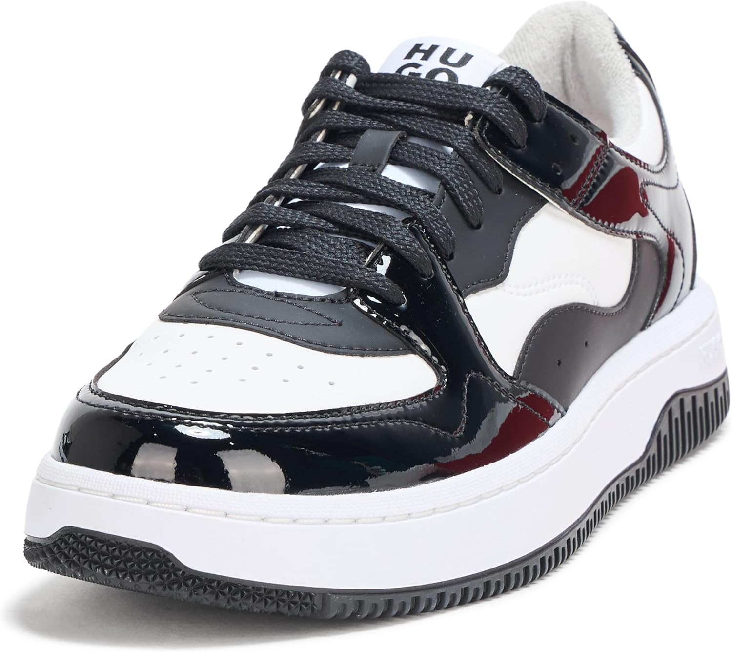 

Кроссовки Hugo Mens Back с логотипом и шнуровкой, черный