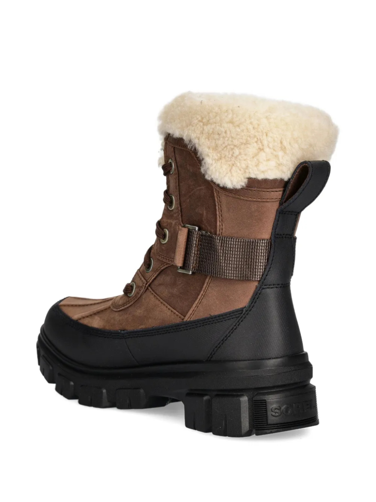 Ботинки женские SOREL Tivoli V Parc кожаные, коричневый — фото 3