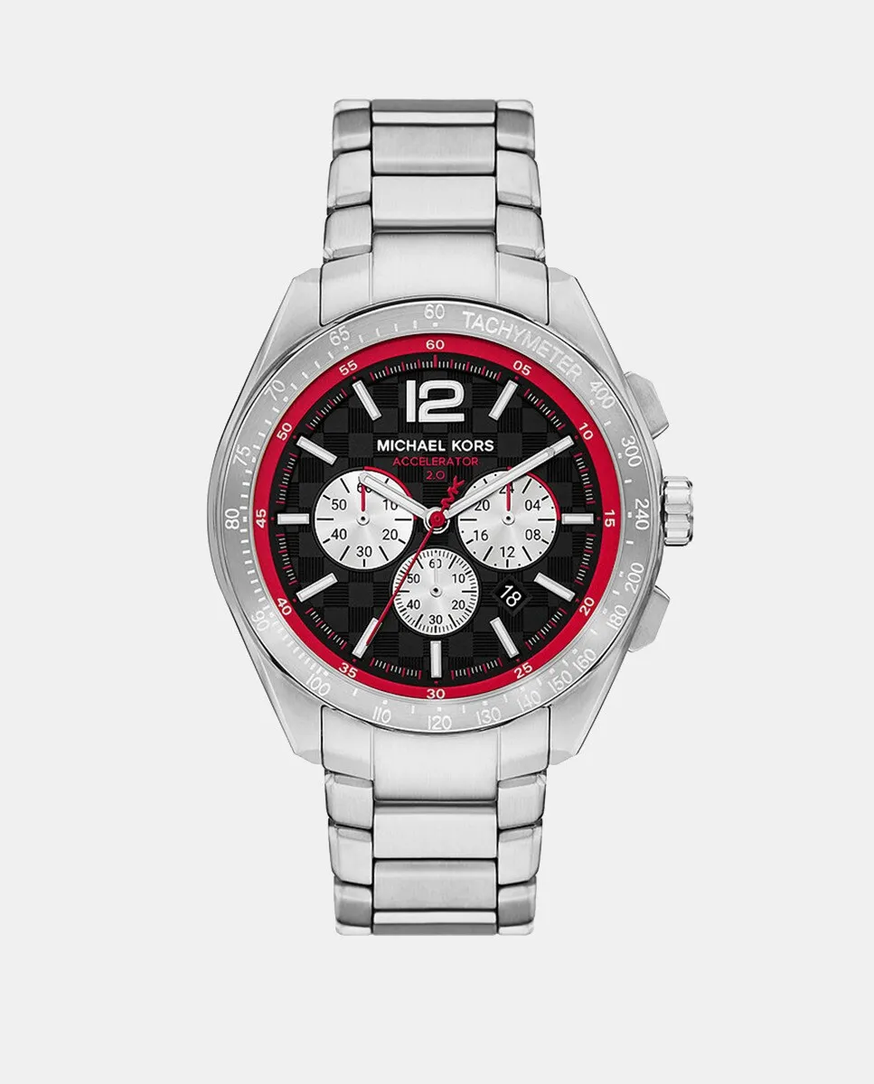 

MK9176 Мужские часы с хронографом из серебряной стали Michael Kors, серебрянный