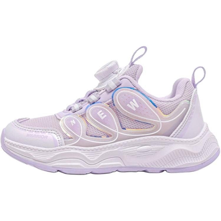 

Детские беговые кроссовки Low Top с противоскользящей и износостойкой подошвой, легкие и амортизирующие WARRIOR, фиолетовый