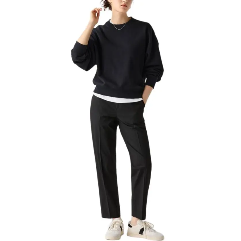 

Брюки по щиколотку Uniqlo, черный