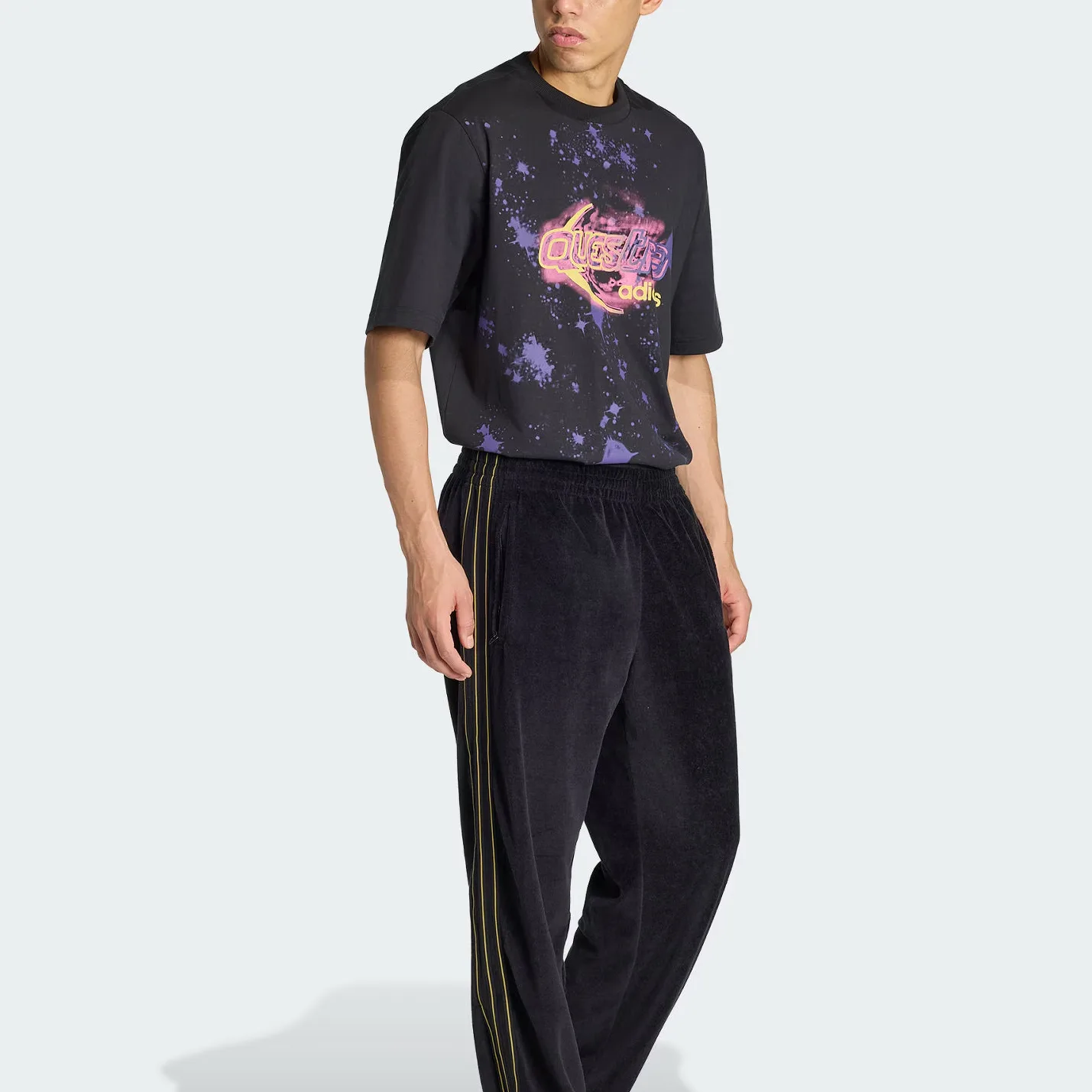 Футболка Adilenium Season 5 Questra мужская Adidas Originals, черный — фото 4