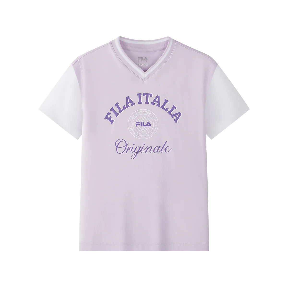 Футболка Crew Neck тонкая FILA KIDS, p-pu dazzling фиолетовый