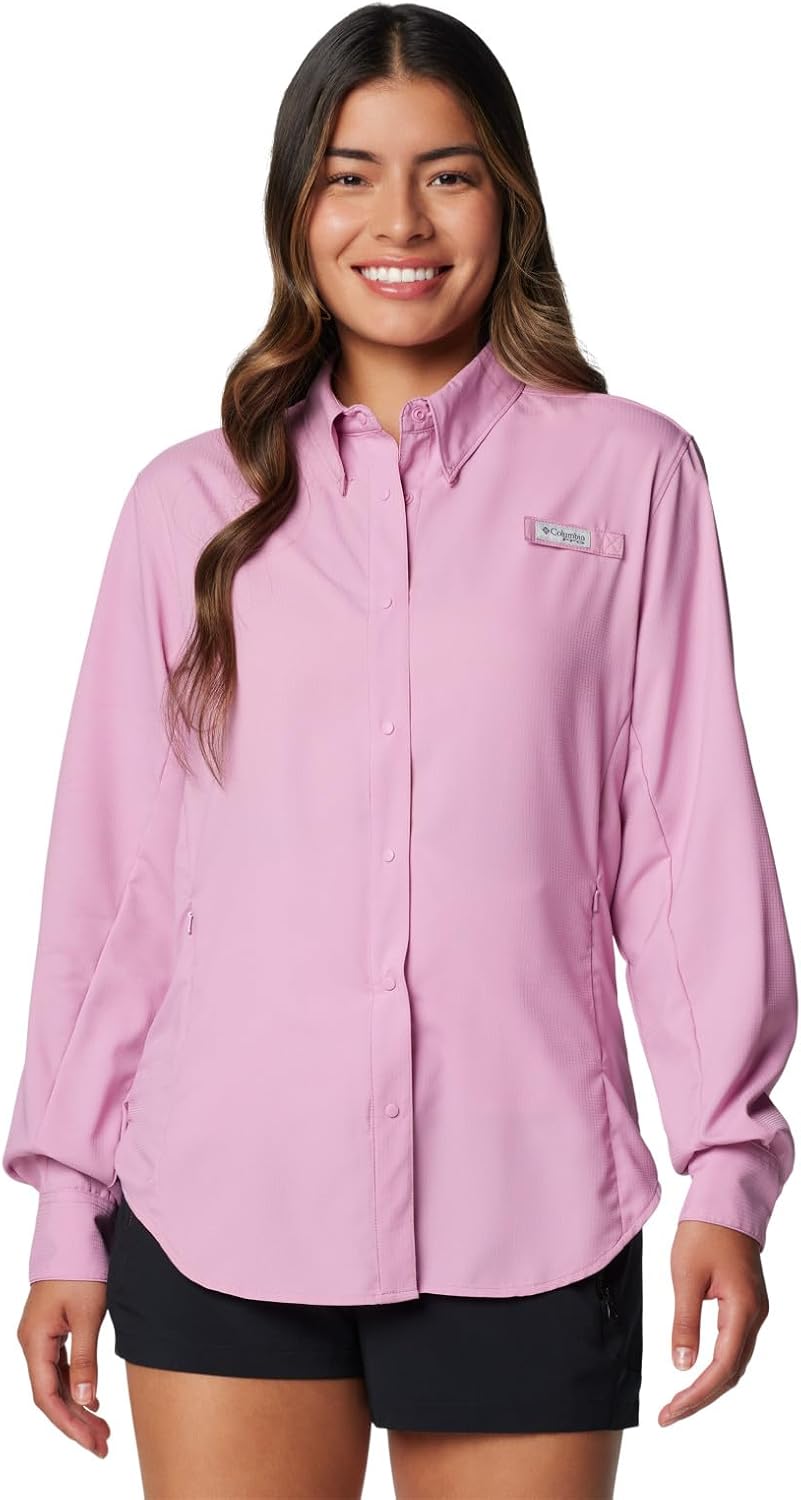 

Columbia Women's PFG Tamiami II UPF 40 рубашка для рыбалки с длинным рукавом, Minuet