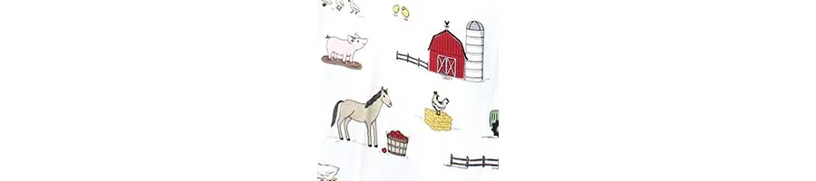 Уютный спальный мешок из хлопкового трикотажа с длинными рукавами Hudson Baby, Farm — фото 2