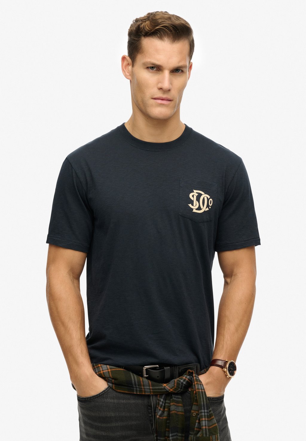 

Футболка с принтом THE MERCHANT STORE Superdry, синий