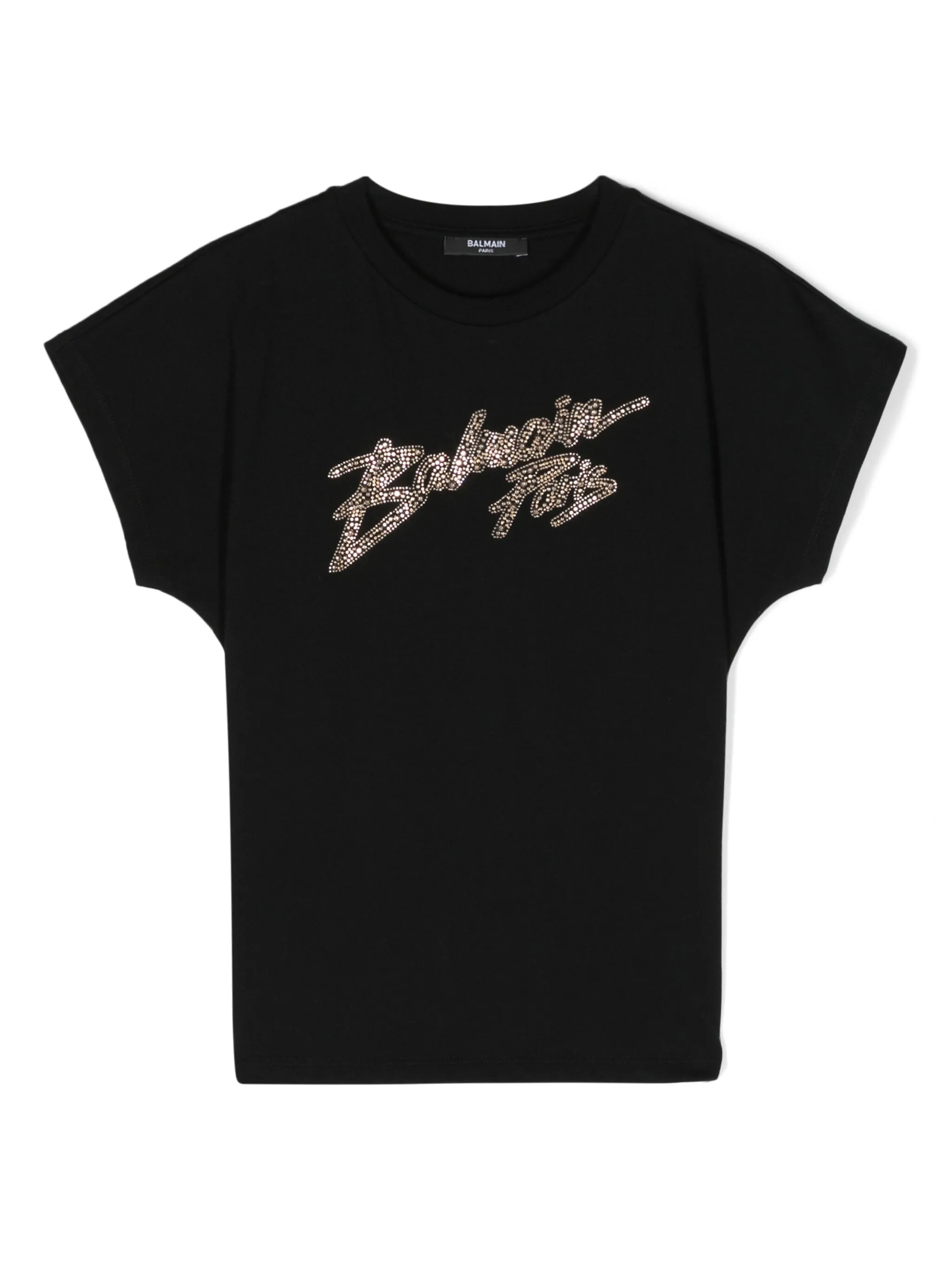 

Футболка с логотипом Balmain Kids, черный