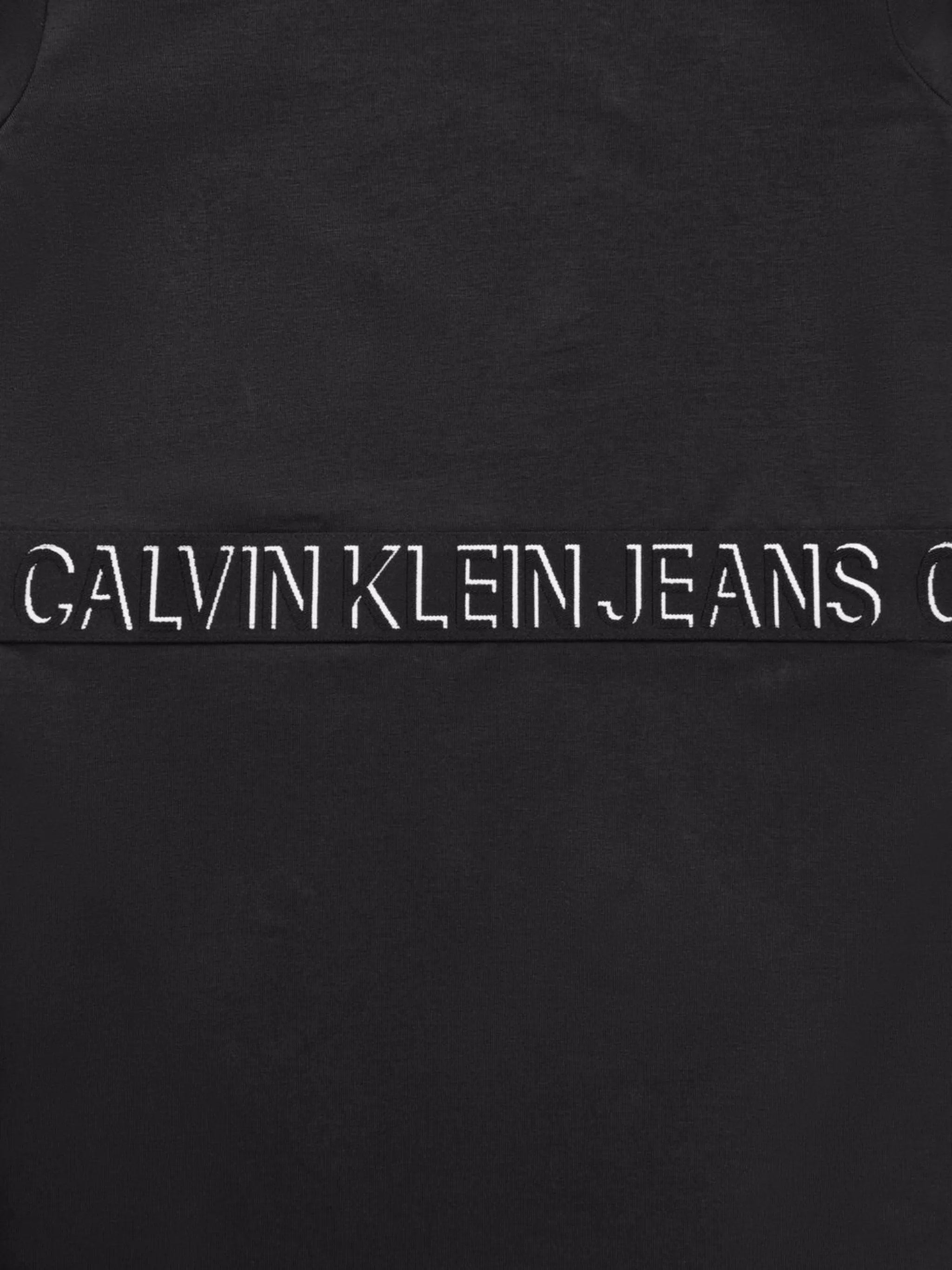 Платье с длинными рукавами и логотипом Calvin Klein Kids, черный — фото 3