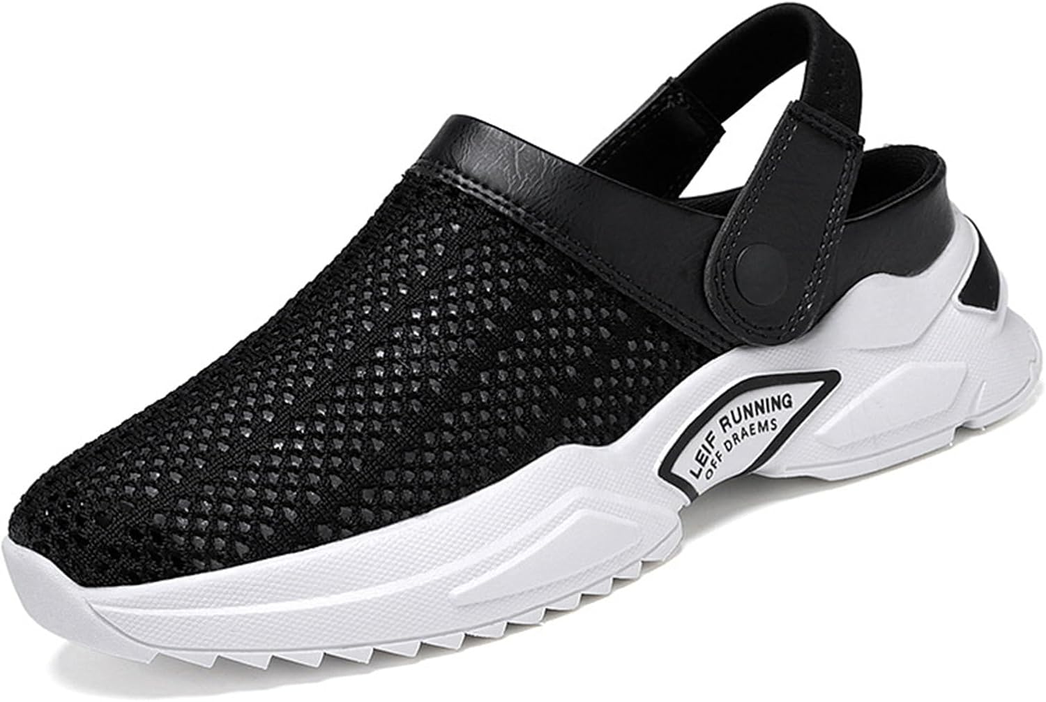 

Мужские ортопедические летние сандалии с вырезами, сетчатые сандалии, ортопедические сандалии с поддержкой свода стопы, черные Generic