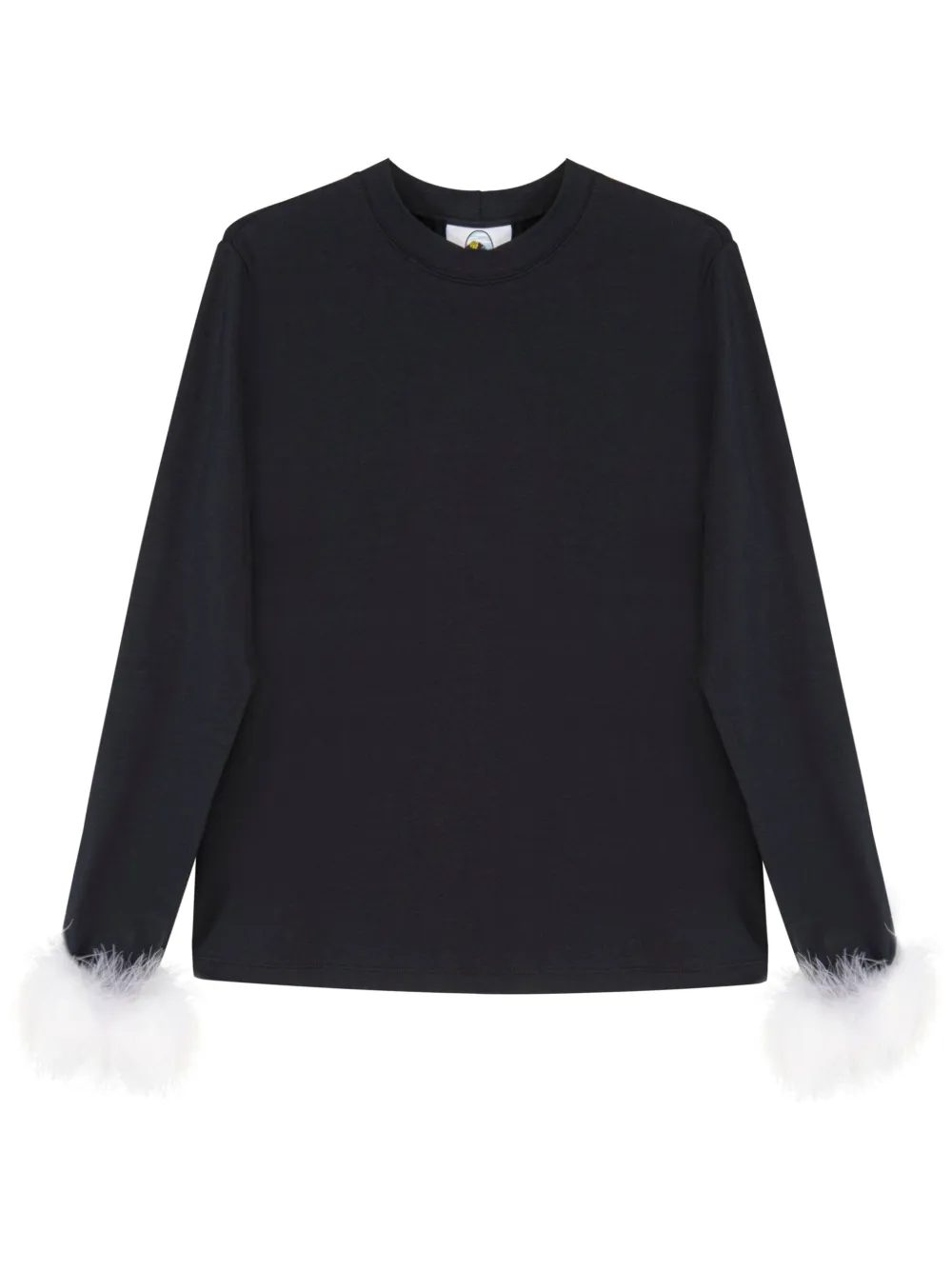 

Футболка с перьями Sleeper, черный