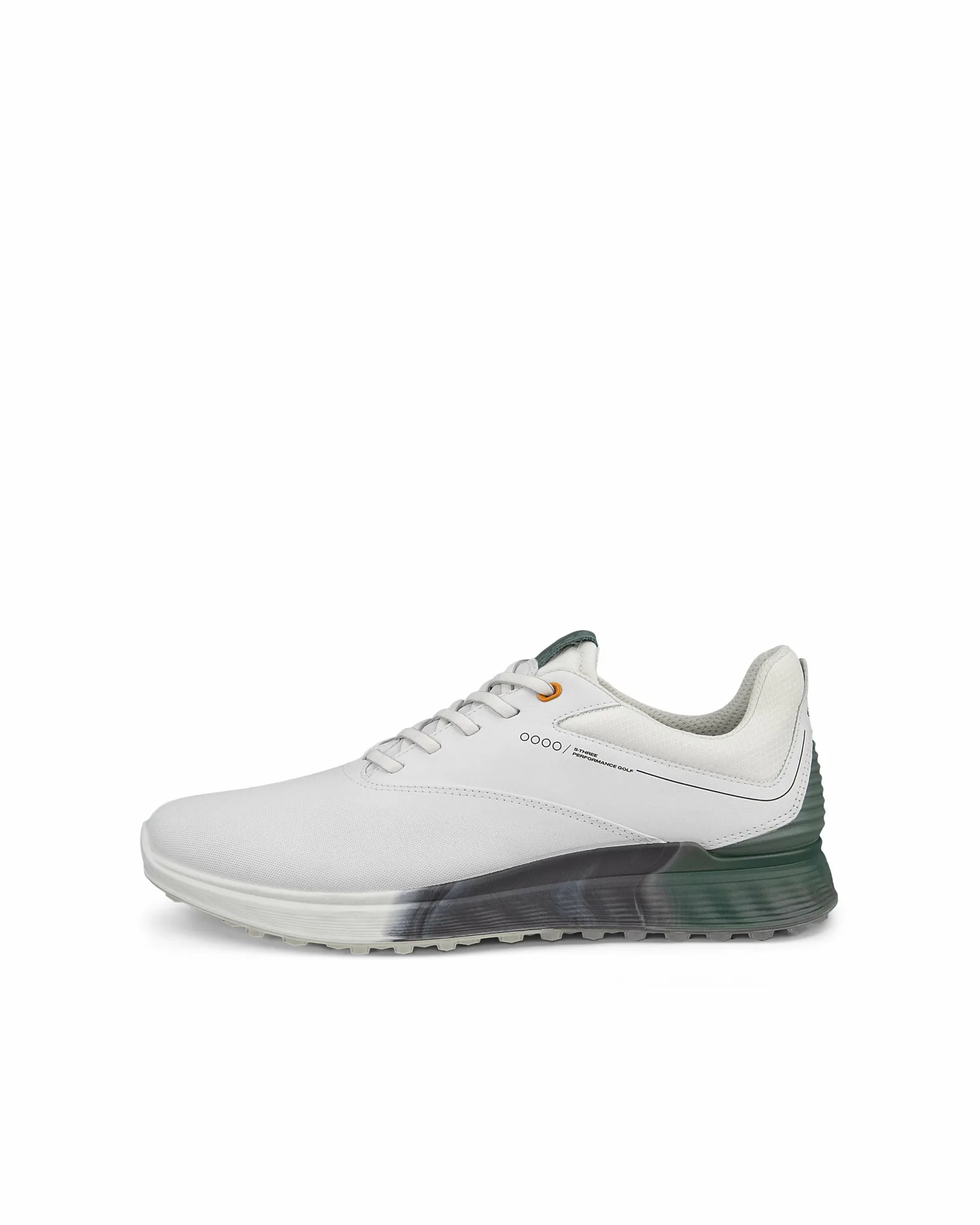 Мужские гольф-туфли ECCO Golf S-Three GTX из натуральной кожи, WHITE — фото 4
