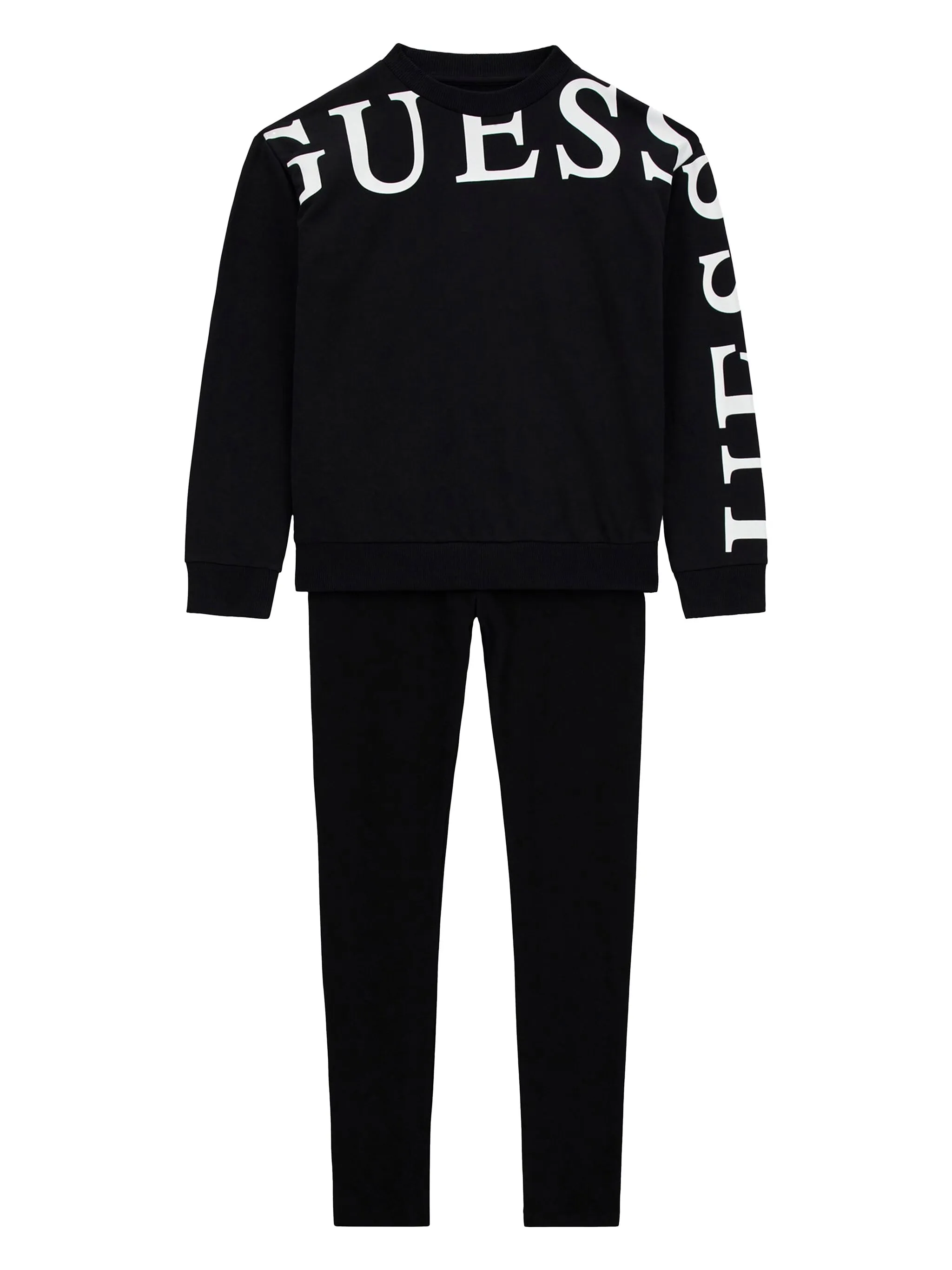 

Спортивный костюм с логотипом Guess Kids, черный