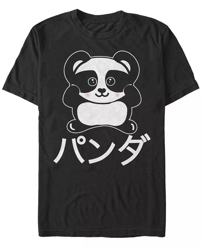 

Мужская футболка с коротким рукавом Panda Anime Fifth Sun, черный