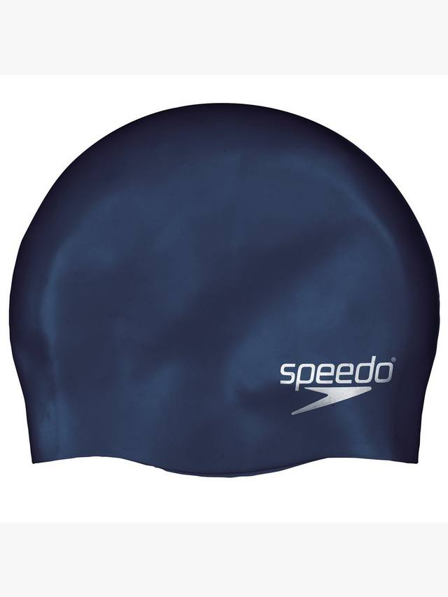 

Простая силиконовая шапочка для плавания Speedo, Junior, Navy