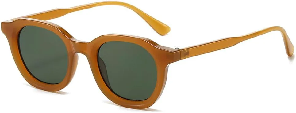 

Солнцезащитные очки UV400 — круглые, градиентные, конфетные цвета, для женщин и мужчин, для бега и занятий спортом на открытом воздухе UYPTK, Tea Dark Green