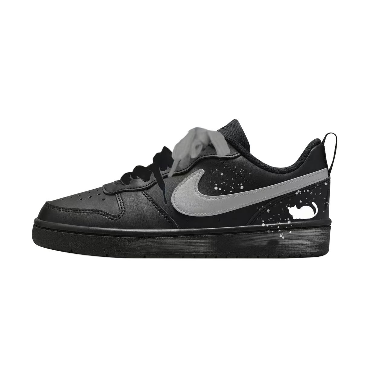 

Детские скейтерские кроссовки Court Borough для младших школьников Nike, черный