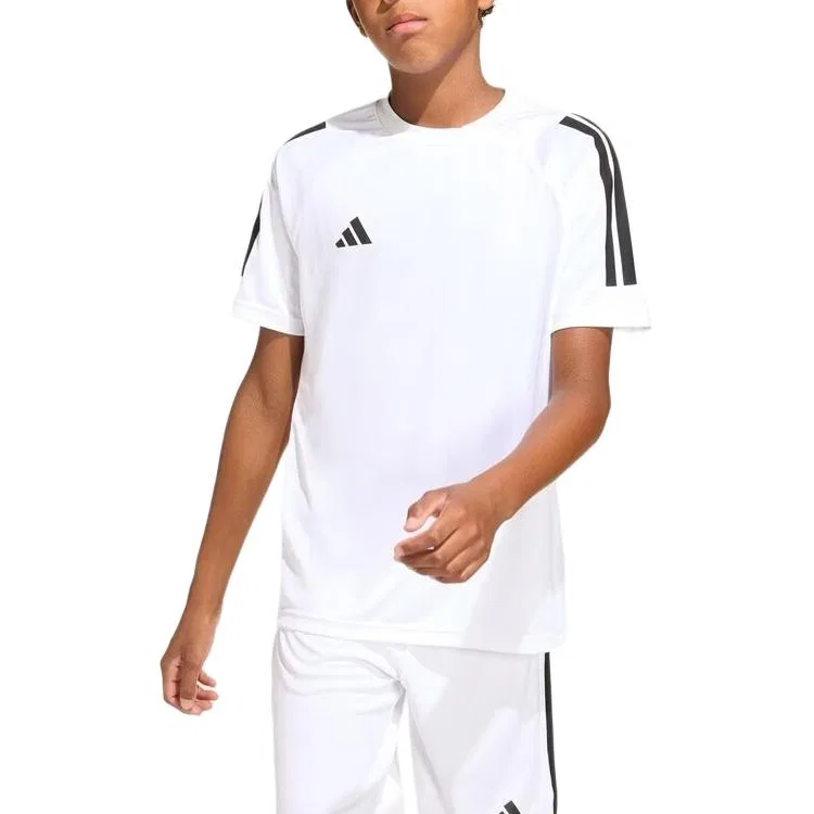 Детская футболка Adidas белая — фото 3