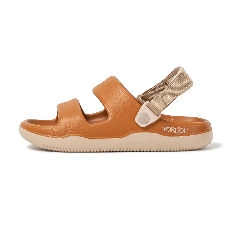 

Far port Пляжные сандалии унисекс Milk Tea/Caramel Orange/Pearl White/Night Black/Dark Brown - Caramel Orange, цвет Caramel Orange