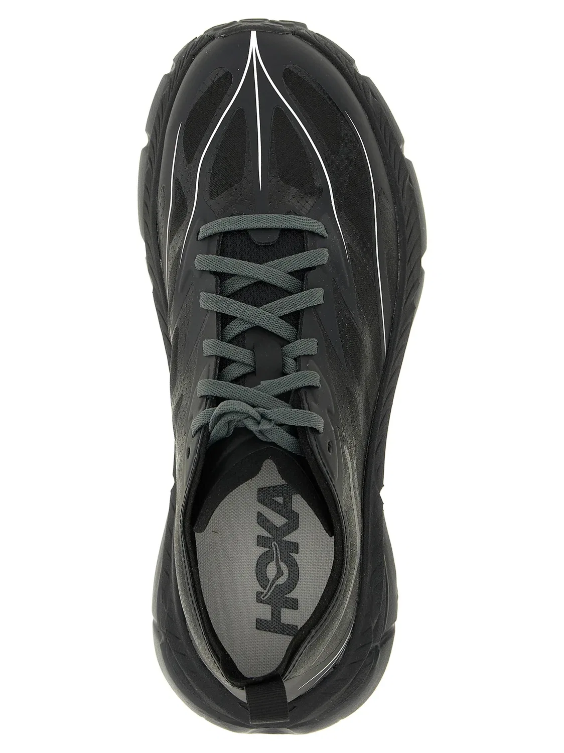 Кроссовки Mafate Speed 4 Lite Hoka One One, черный — фото 4