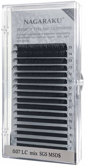 

Смесь, 16 полосок Project Lashes, Nagaraku Premium Mink Lc Eyelashes 0,07