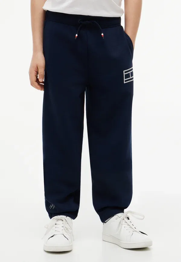 Спортивные штаны с лампасами Tommy Hilfiger, темно-синий