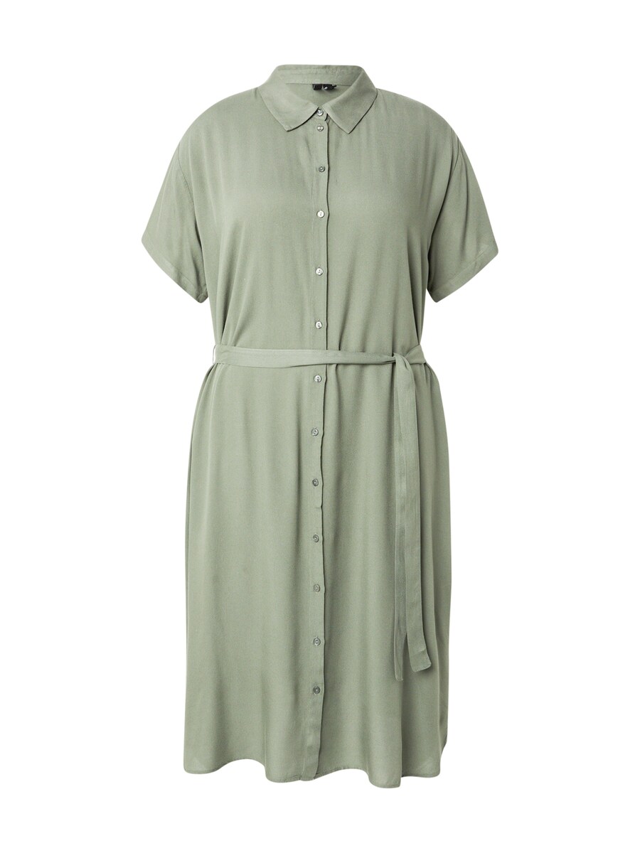 

Платье-рубашка Vero Moda Curve VMBumpy, темно-зеленый