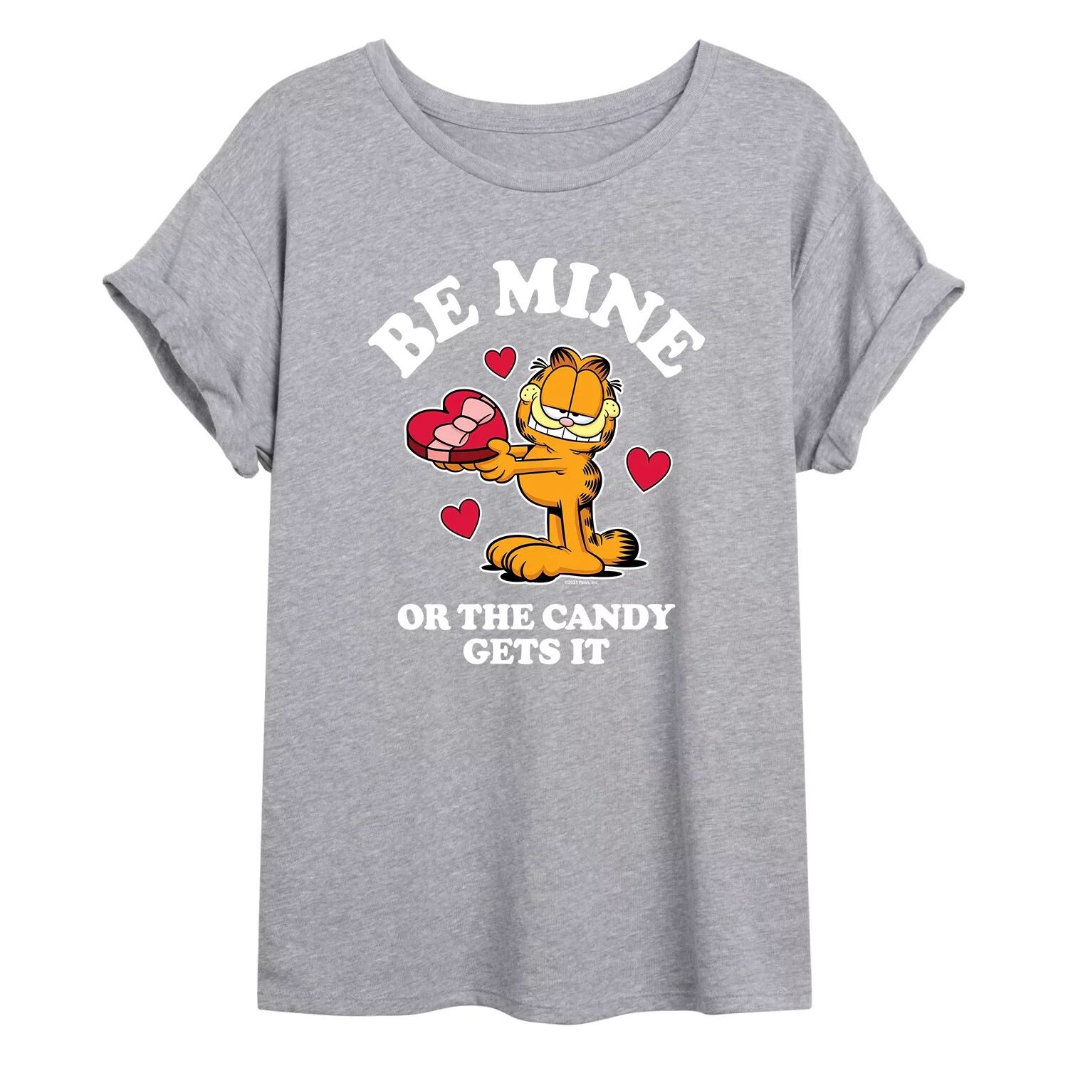 

Струящаяся футболка Garfield Be Mine для юниоров Licensed Character