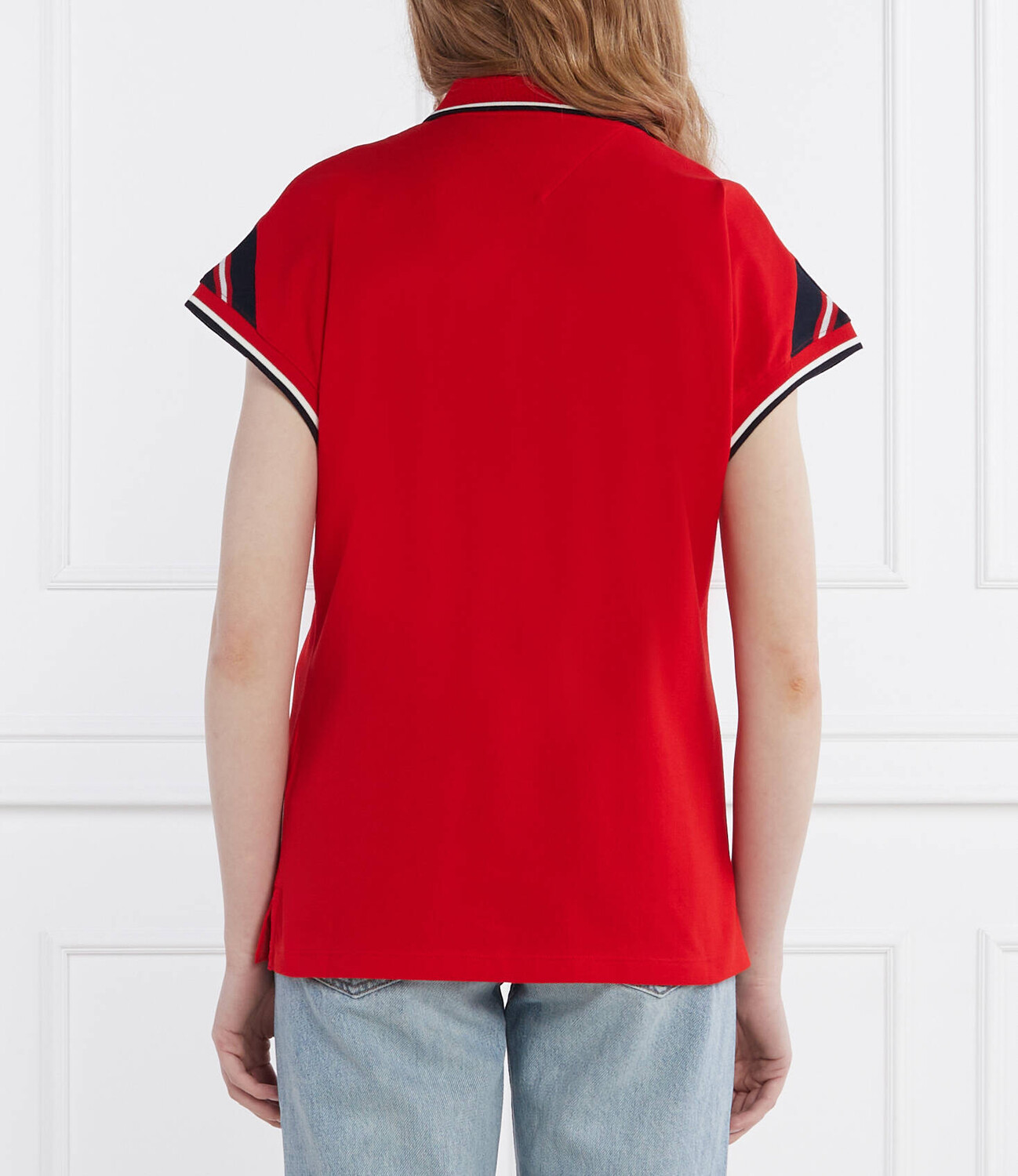 Поло Tommy Hilfiger Regular Fit, красный — фото 4