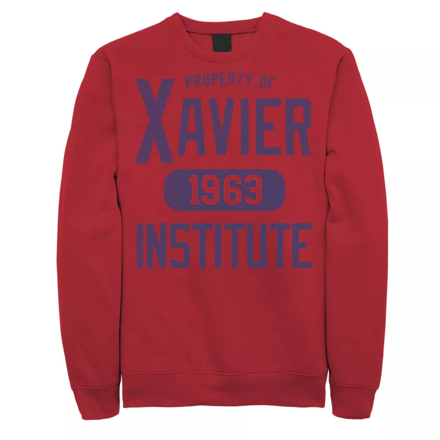 

Мужской свитшот Campus Property 1963 года Marvel X-Men Xavier Institute 1963 Licensed Character, красный