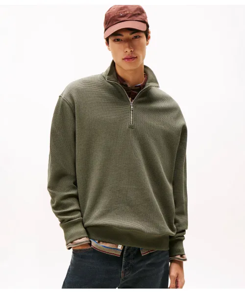 

Толстовка Loose fit Tommy Jeans, зеленый