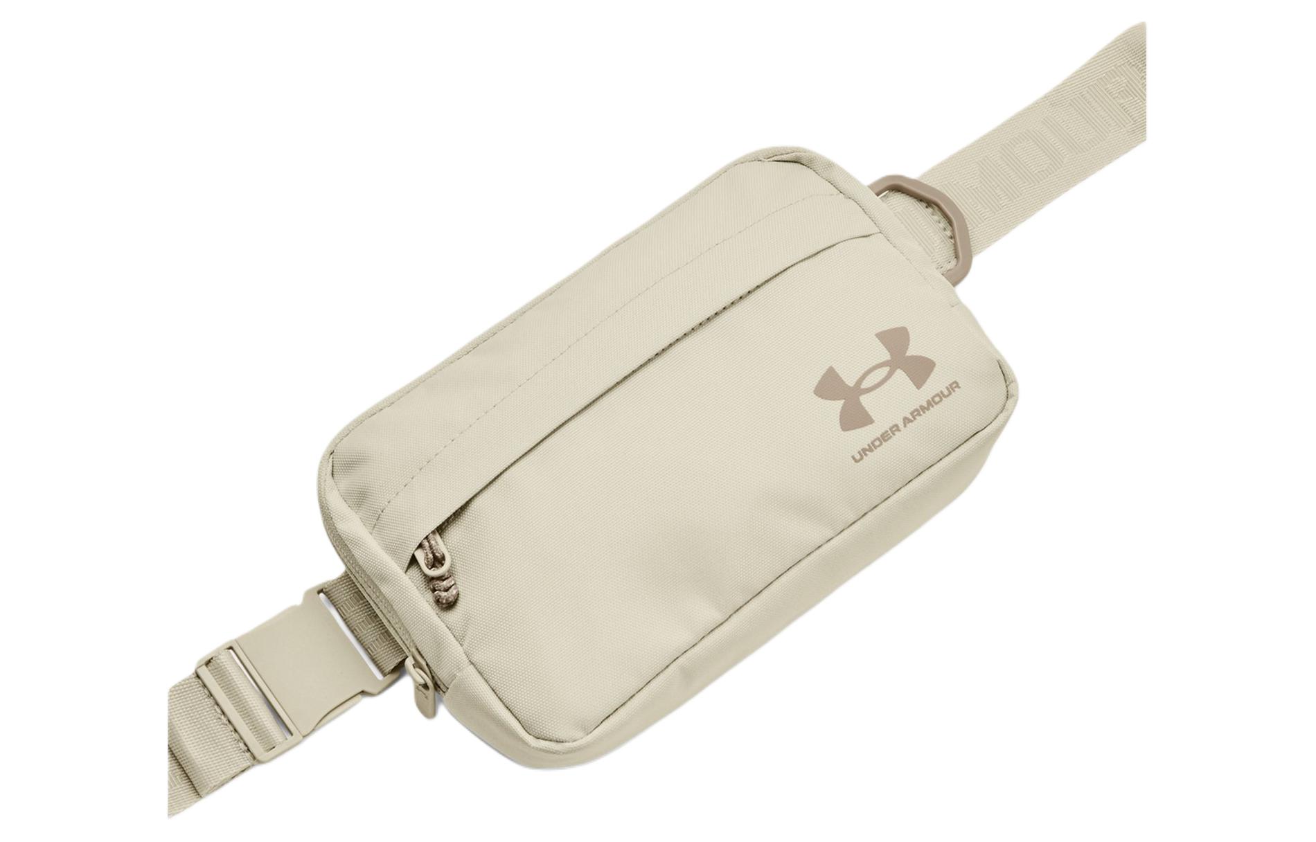 

Under Armour Полиэстеровая слинг сумка через плечо поясная унисекс сизая, Pink Silt Gray