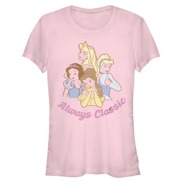 

Классическая футболка с принтом Princess для девочек Disney, цвет light pink