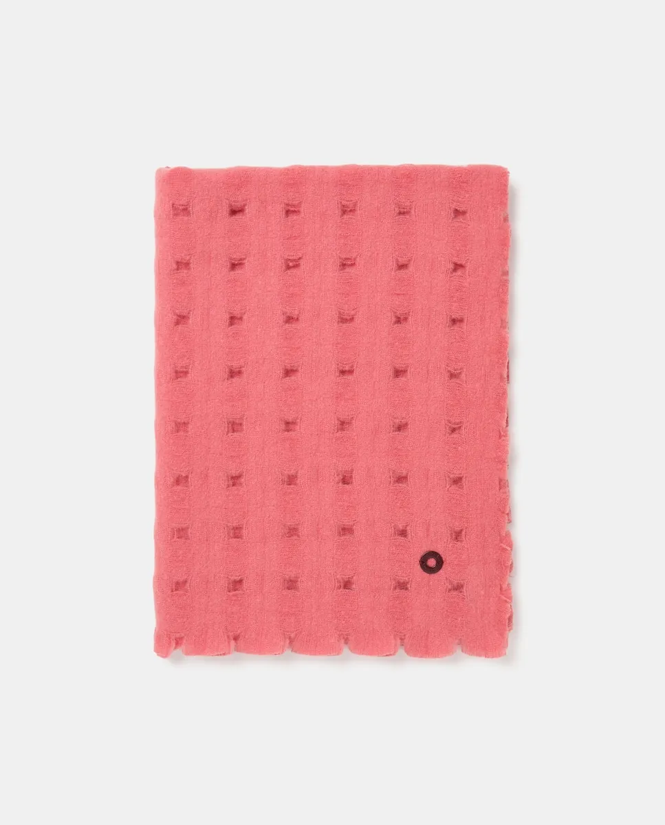 

Перфорированный шарф Jo & Mr. Joe, розовый