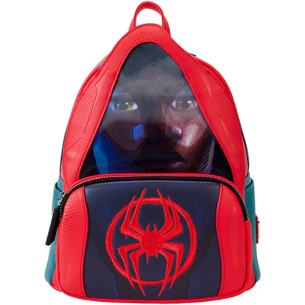 

Рюкзак Loungefly Miles Morales Spider-Verse Marvel backpack 26 cm, красный