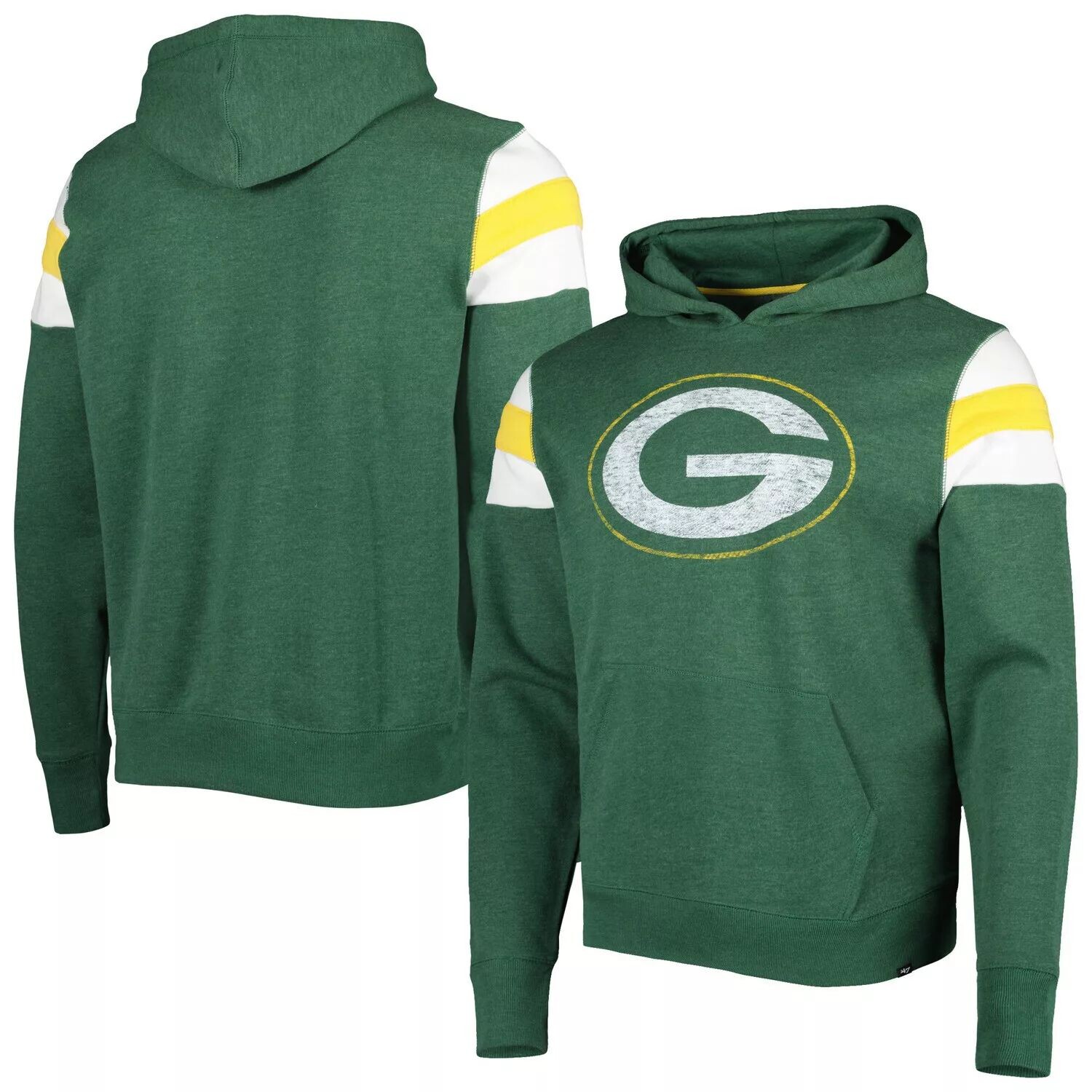 

Мужской зеленый пуловер с капюшоном Green Bay Packers Premier Nico '47