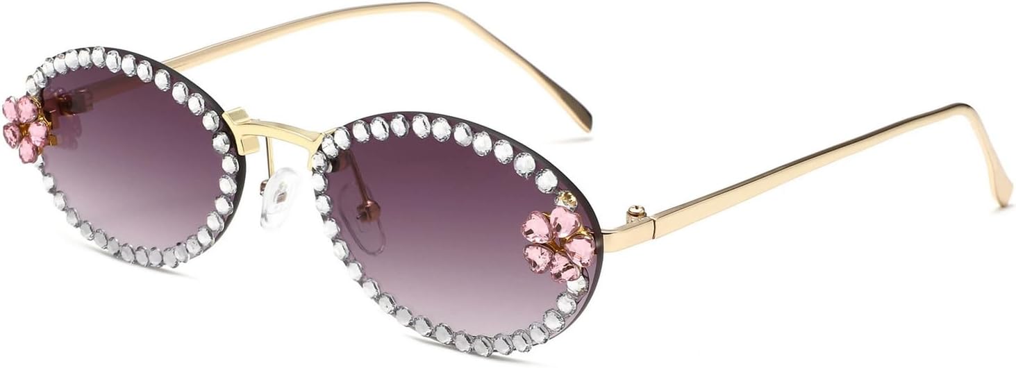 

Солнцезащитные очки COTIA маленького овального размера с бриллиантами для женщин и мужчин, милые, с блестками и стразами, для активного отдыха, путешествий и вечеринок, Grey