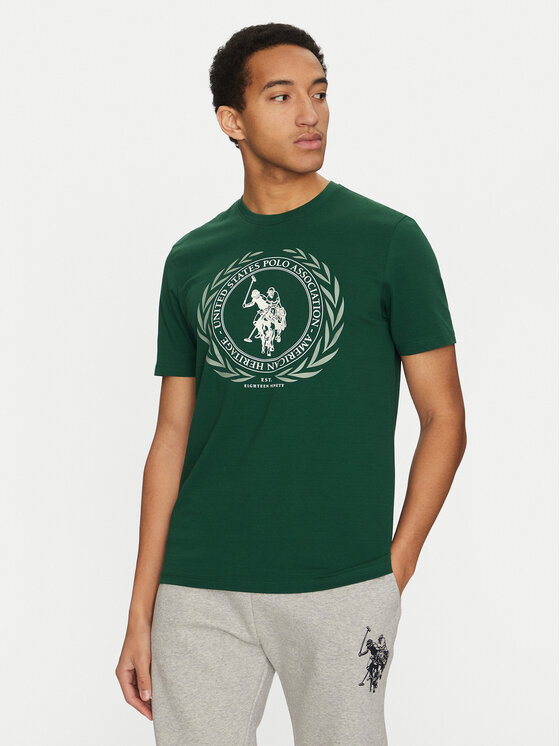 

Футболка обычного кроя MUP3641 U.S. Polo Assn., зеленый