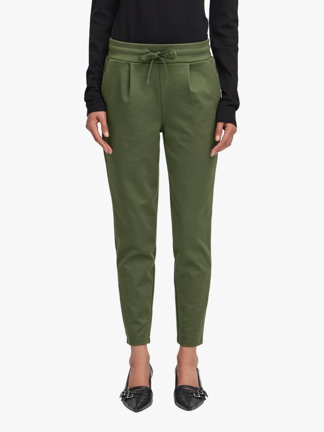 

Укороченные брюки Kate зауженного кроя ICHI, Rifle Green