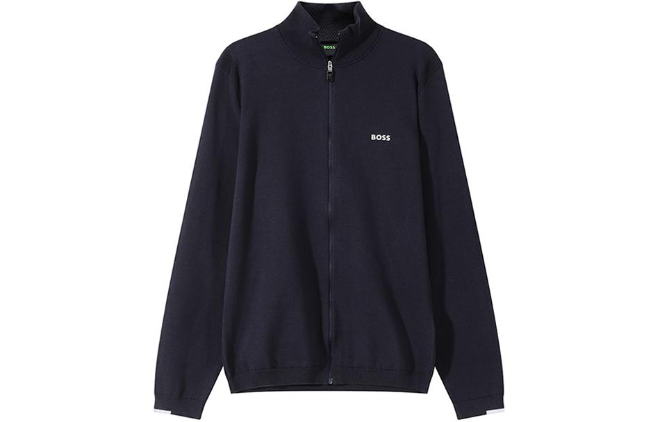 

HUGO BOSS Логотипный худи с молнией, Dark Blue