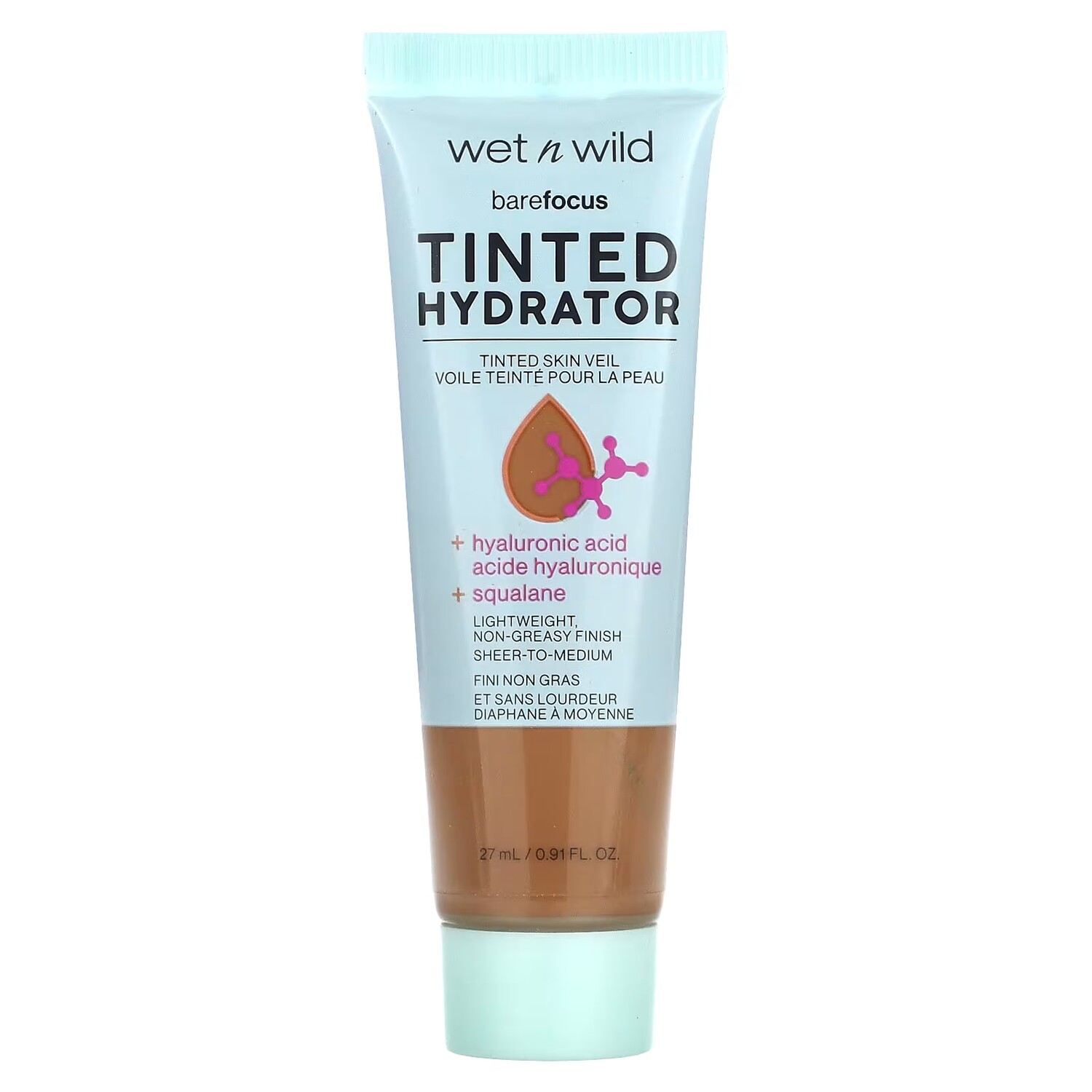 

Wet n Wild BareFocus Тонированный увлажняющий крем 1114093 Deep, 0,91 жидк. унции (27 мл)