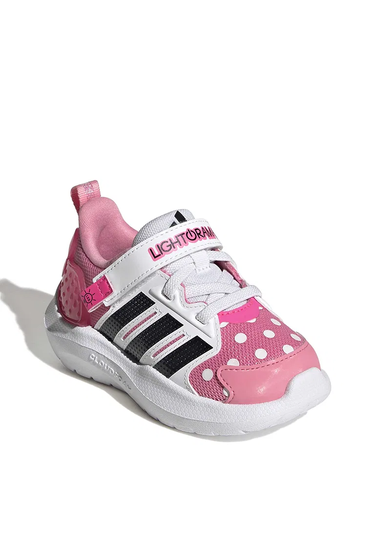 Кроссовки, с подсветкой, Adidas x Disney Lightorama Minnie Mouse, черный/розовый — фото 2