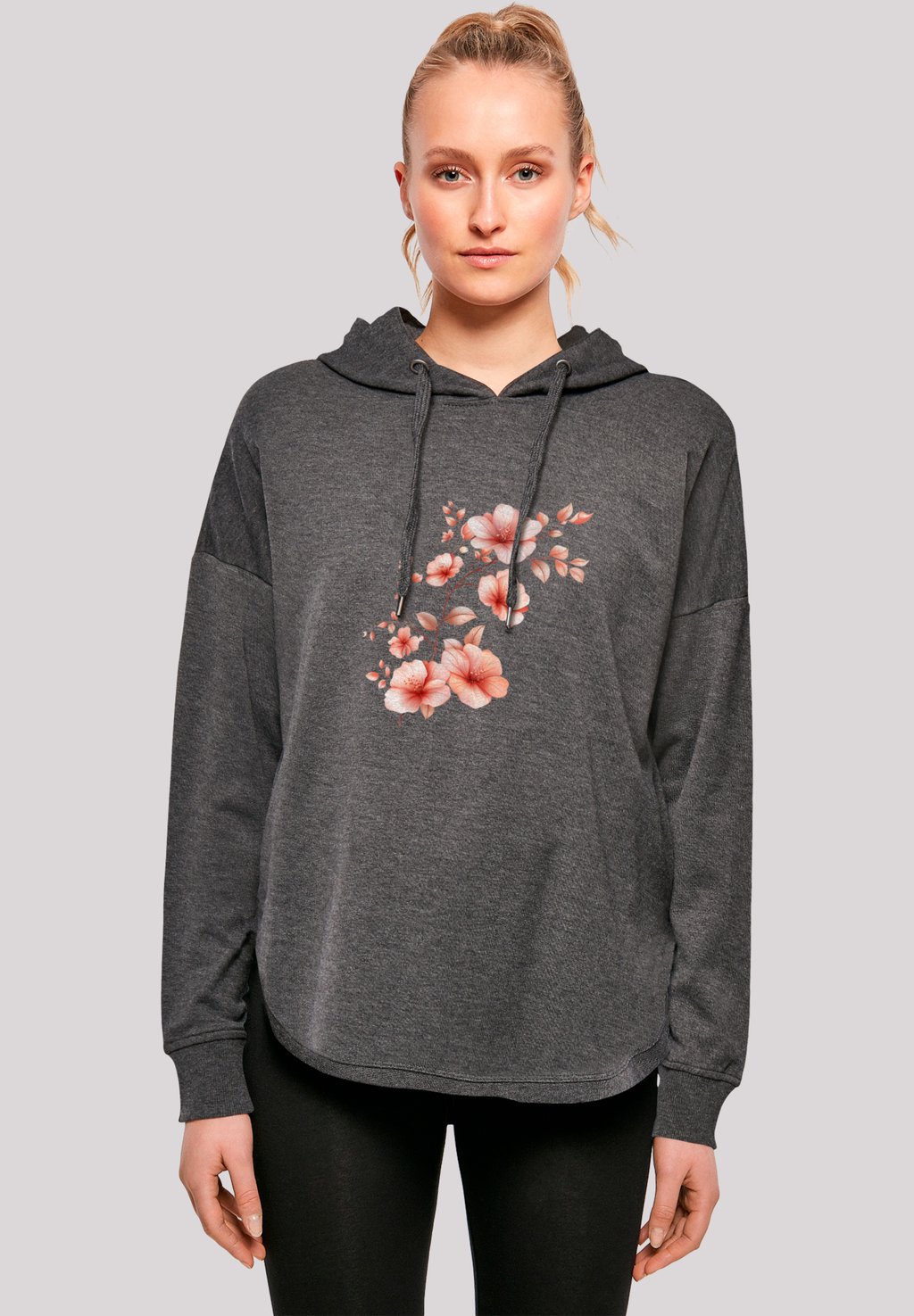 

Топ с длинными рукавами Hoodie F4NT4STIC, темно-серый