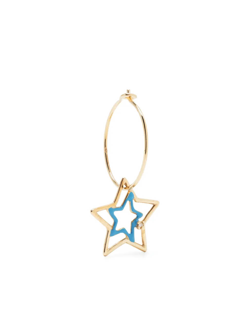 

Серьга Estrella Brillante из желтого золота с бриллиантами Aliita, золотой