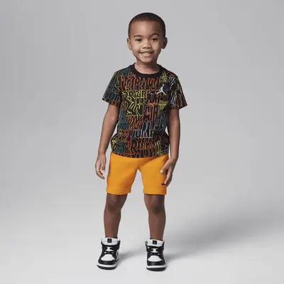 

Шорты Jordan Fuel Up, Cool Down Toddler Shorts Set, цвет Orange Peel