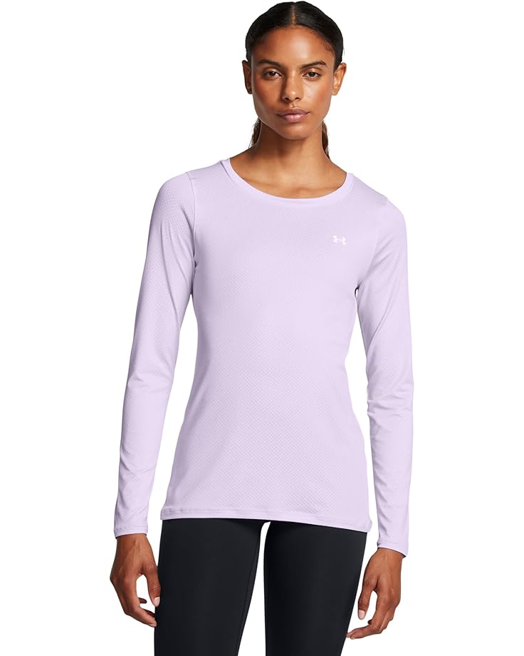 

Лонгслив Under Armour UA HeatGear Armour Long, цвет Salt Purple/White