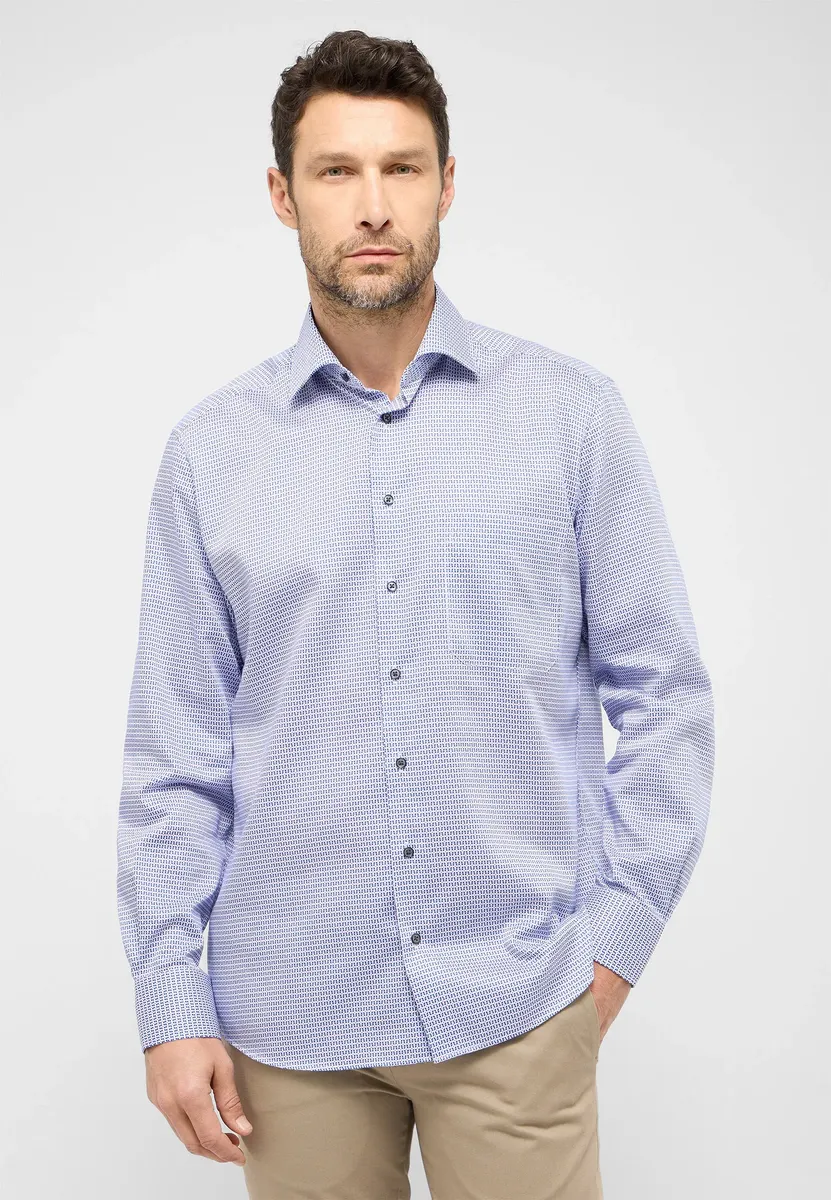 

Рубашка Eterna с длинными рукавами "COMFORT FIT", розовый