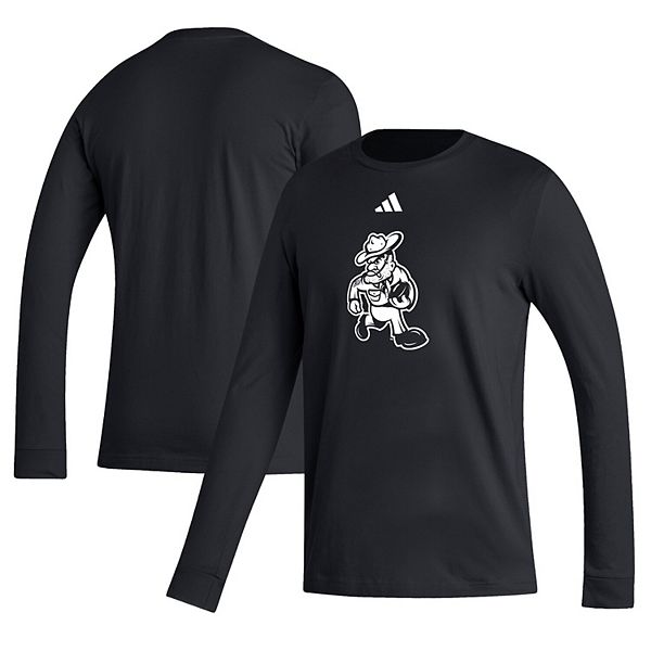 

Мужская черная футболка Texas A&M Aggies Ol' Sarge с длинным рукавом Adidas