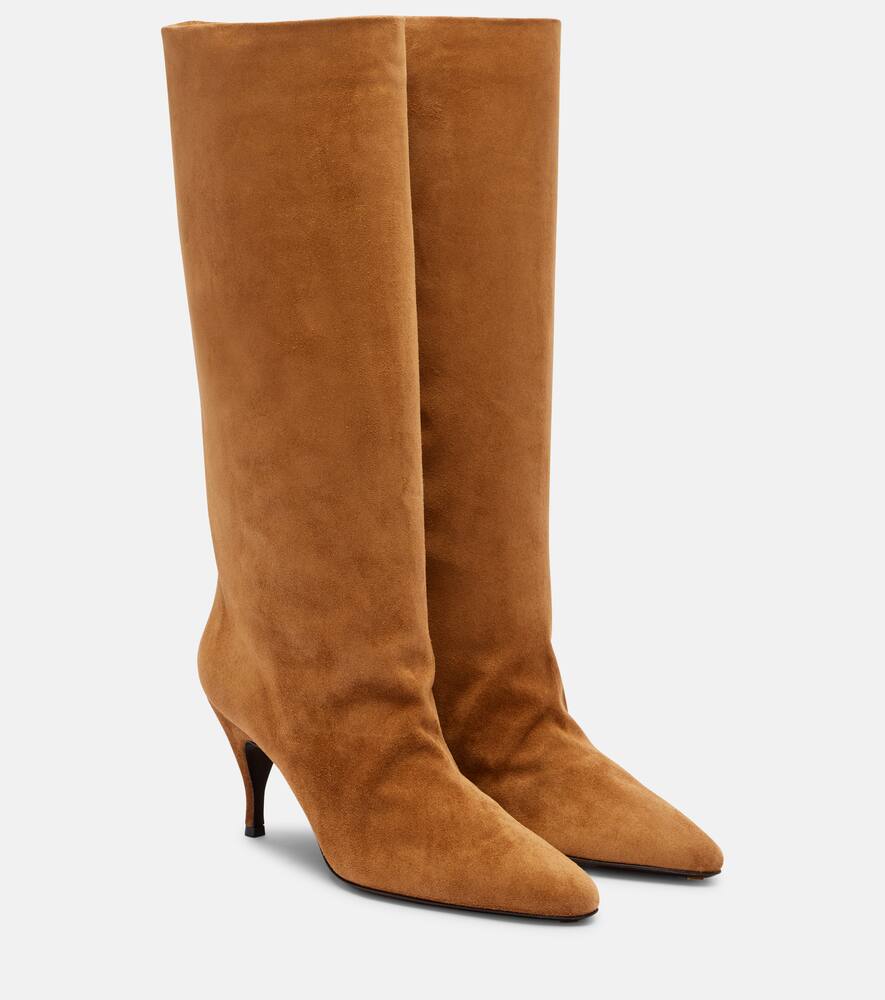 Ботинки Silhouette 80 до колена из замши Herbert Levine, Beige